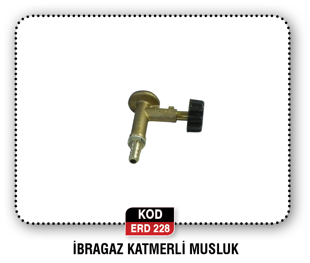 İPRAGAZ KATMERLİ MUSLUK ERD 239